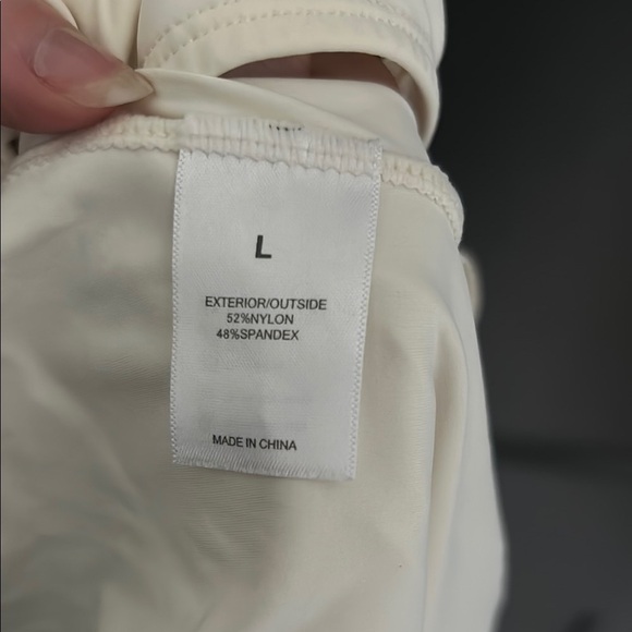 Chic Cream Long Sleeve Bodysuit - Picture 3 of 3